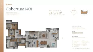 Cobertura Alto Padrão com Vista para o Mar e 4 Suítes em Balneário Piçarras!