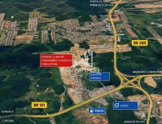 ÁREA INDUSTRIAL/LOGÍSTICA À VENDA – ARAQUARI/SC