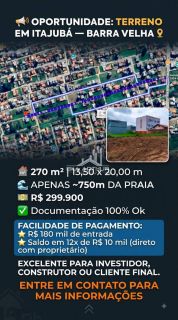 OPORTUNIDADE – TERRENO À VENDA | ITAJUBÁ – BARRA VELHA/SC