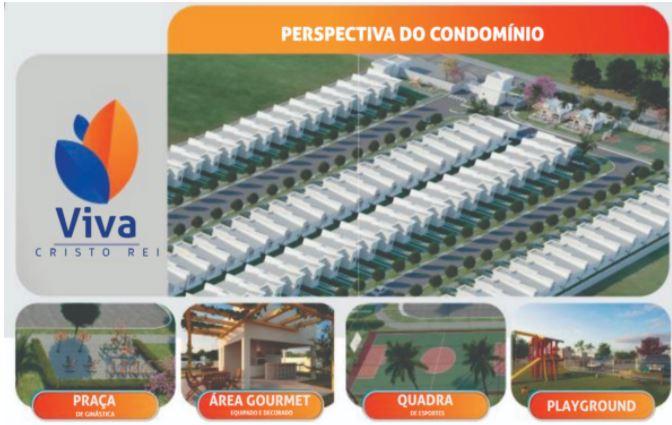 Casa com 2 dormitórios à venda por R$ 254.206,70 - Cristo Rei - Várzea Grande/MT