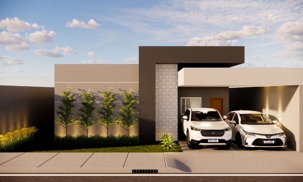 Bela casa com 3 quartos.