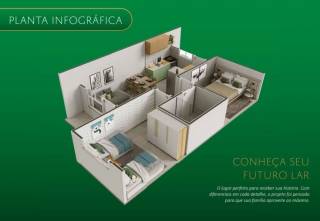 Ótima casa em condomínio fechado com 2 quartos.