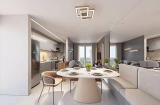 Belo apartamento com 2 quartos.