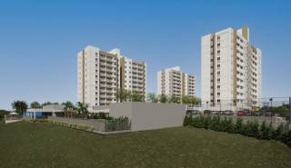 Belo apartamento com 2 quartos.
