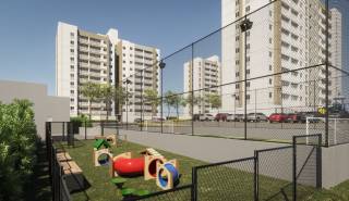Belo apartamento com 2 quartos.
