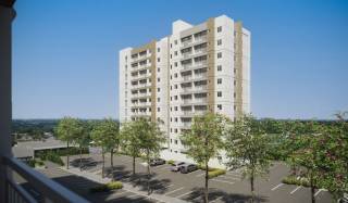 Belo apartamento com 2 quartos.