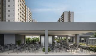 Belo apartamento com 2 quartos.