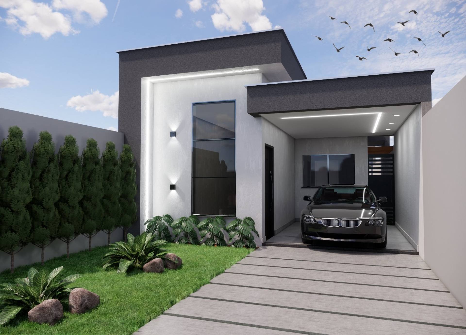 Casa maravilhosa com 3 quartos.