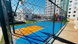 Apartamento térreo, com 2/4 no Chapada Raviera