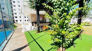 Apartamento térreo, com 2/4 no Chapada Raviera