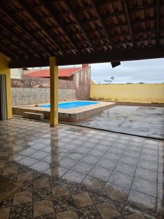 LINDA CASA NO BAIRRO SAO JORGE COM 3 QUARTOS,SALA,COZINHA,BANHEIRO SOCIAL,AREA DE SERVIÇO COBERTA,PISCINA