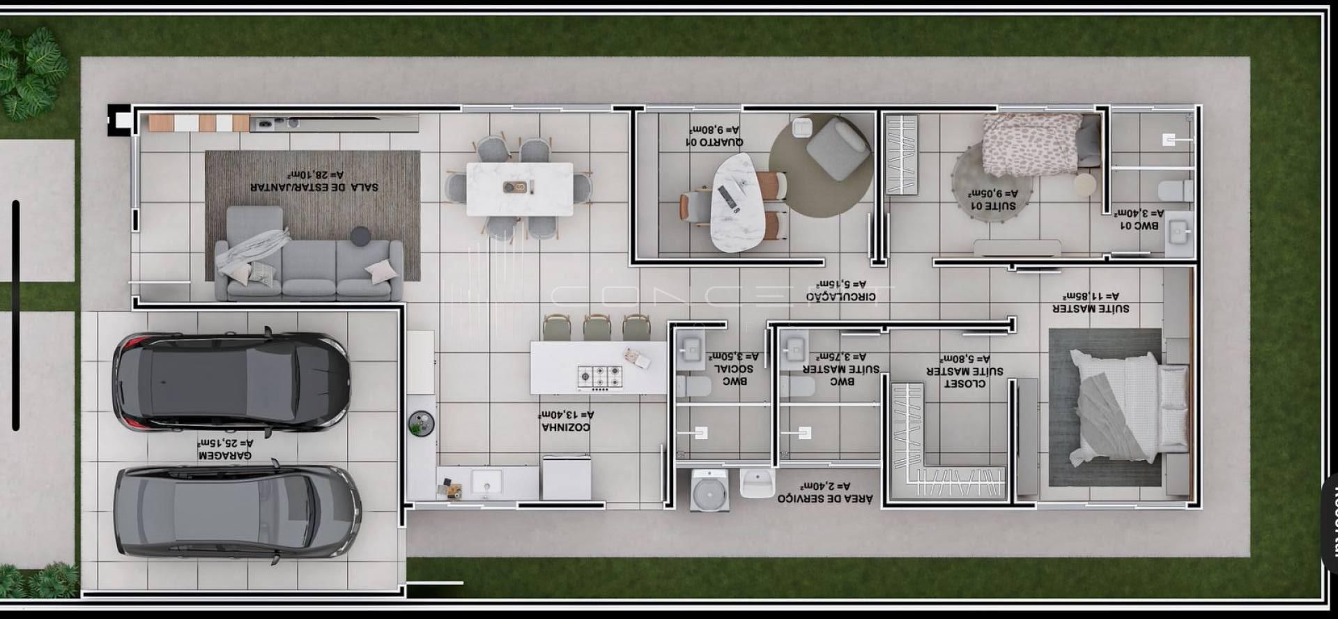 Casa térrea de Alto Padrão no Lourival Parente