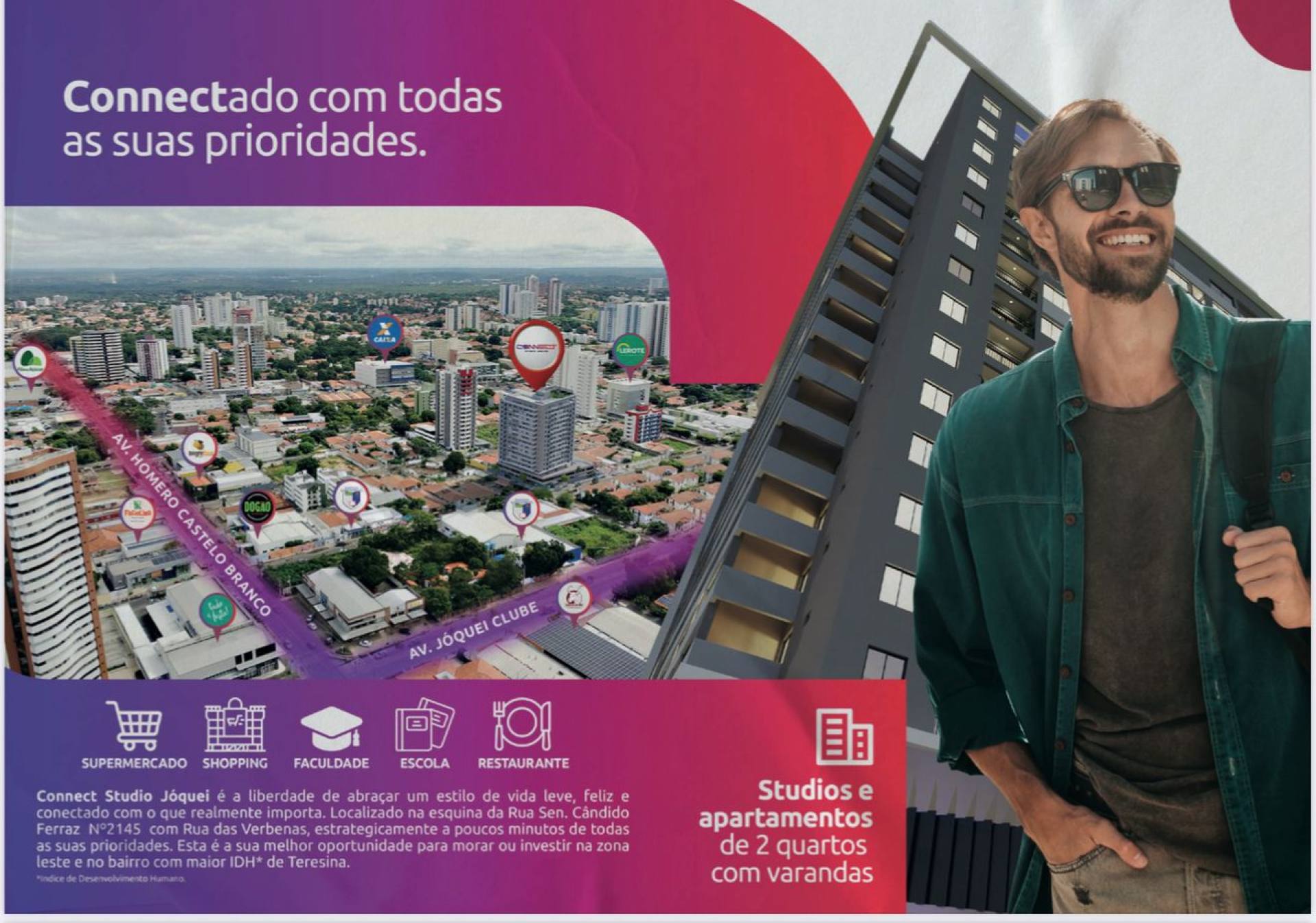 Stúdio de 27 m² à venda no Connect Jóquei
