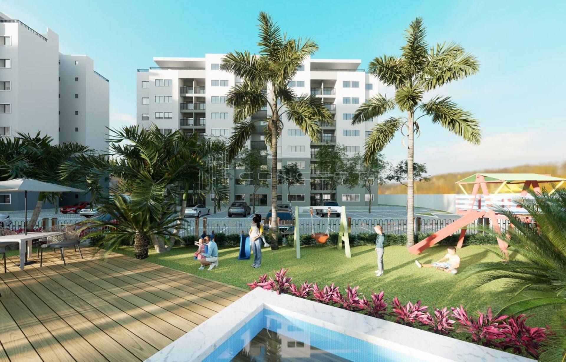 Apartamento de 3 quartos à venda no Aquarela Dirceu