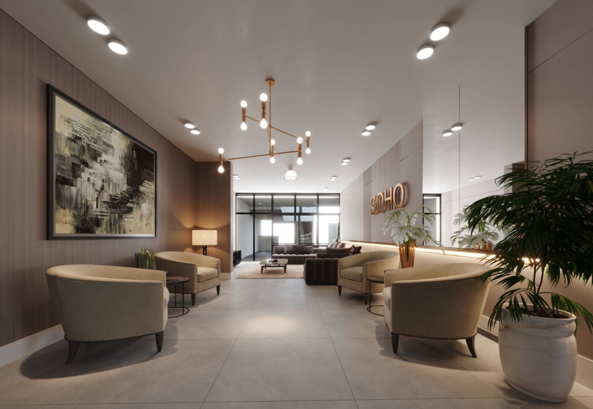 Apartamento de 2 quartos com varandão à venda no SOHO no São Cristóvão