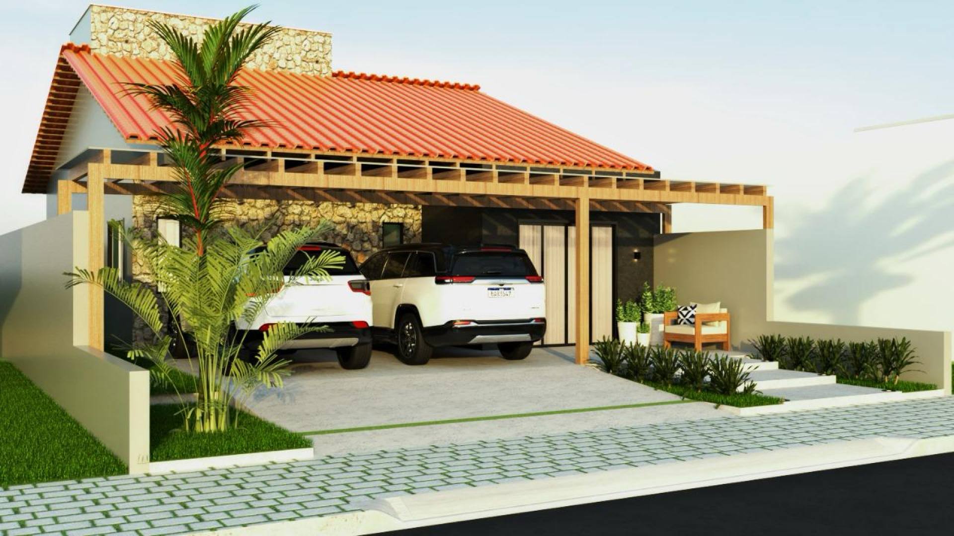 Casa em Construção com Piscina no Malui Residence