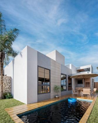 Casa com Piscina no Padang Beach Residence