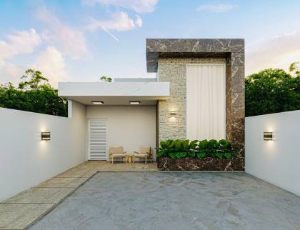 Casa em construção na Farolandia