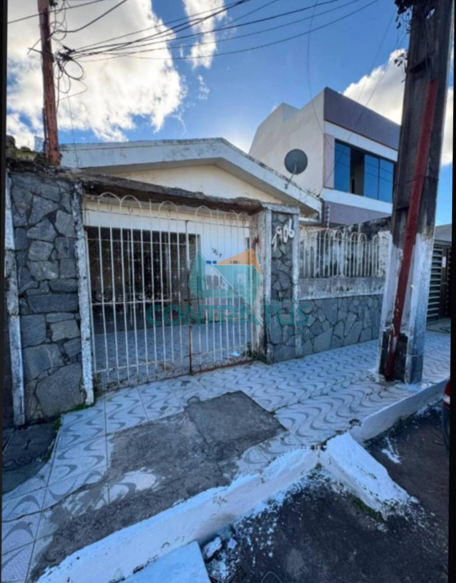 Casa na rua Porto da Folha