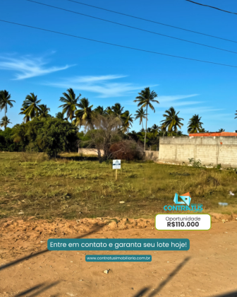 Lote de Terreno 321m² Próx. Shop. Praia Sul - Robalo, Aracaju | R$ 110 Mil
