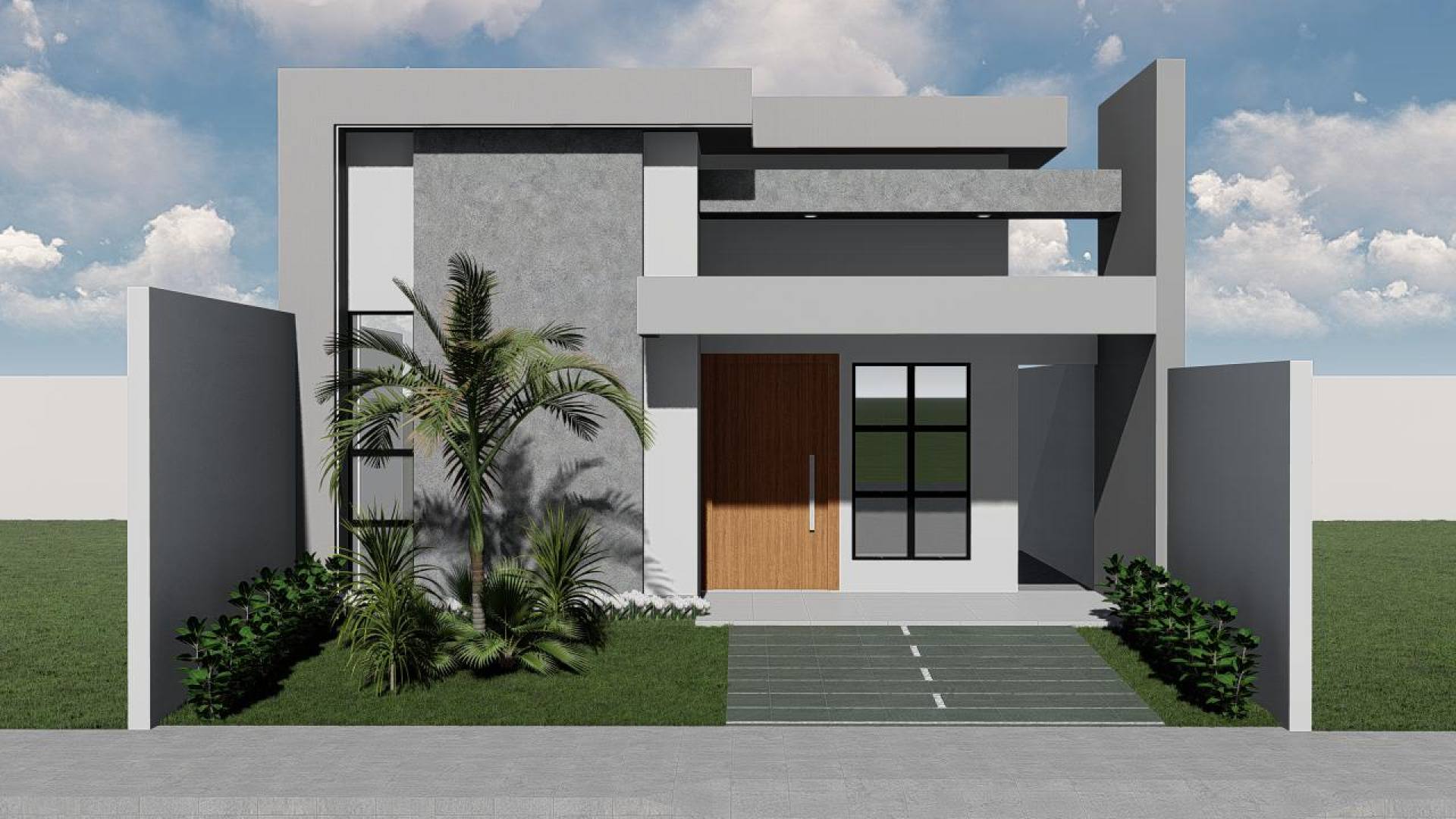 Casa em Construção no Loteamento Luar da Barra