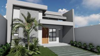 Casa em Construção no Loteamento Luar da Barra