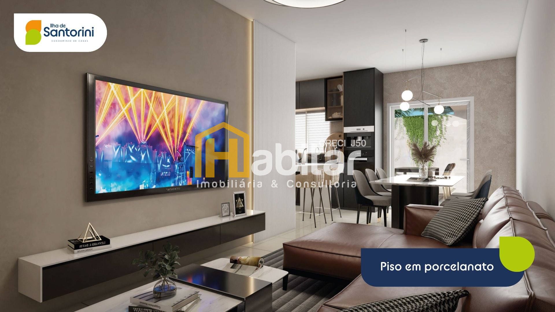 Vendo casa em condomínio fechado na planta na Ilha De Santorine, em frente ao Estádio Antônio Aquino Lopes (Florestão).