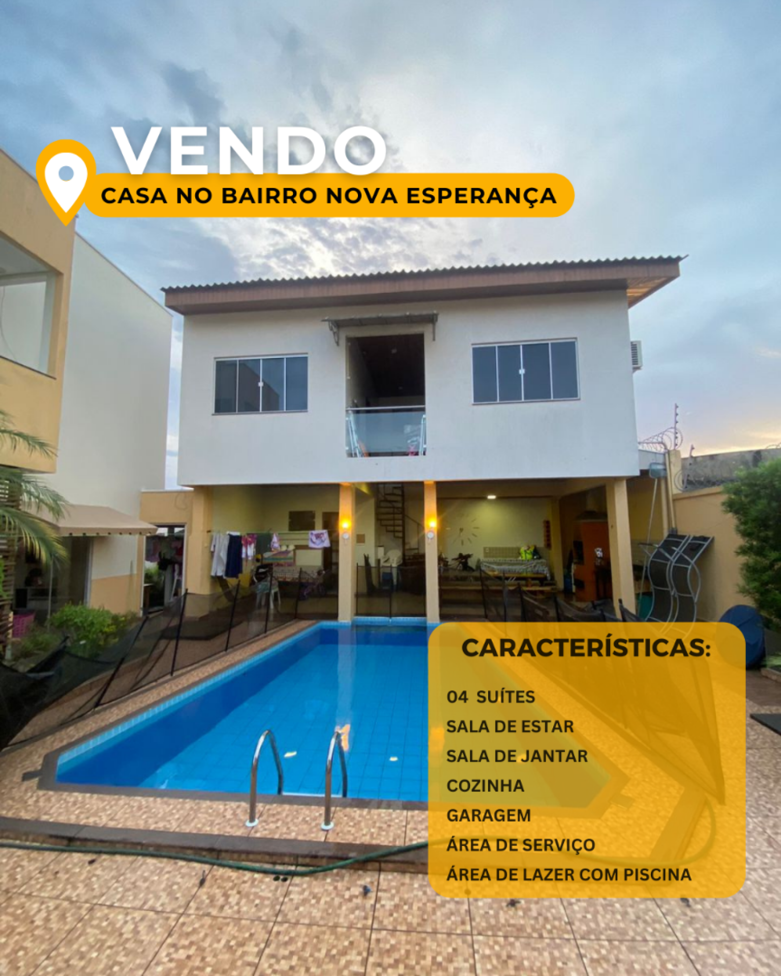 Casa Para Vender com 4 suítes no bairro Nova Esperança em Rio Branco