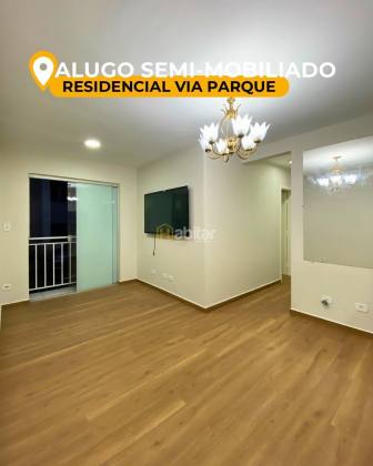 Apartamento Semi mobiliado Para Alugar com 2 quartos Condomínio Via Parque