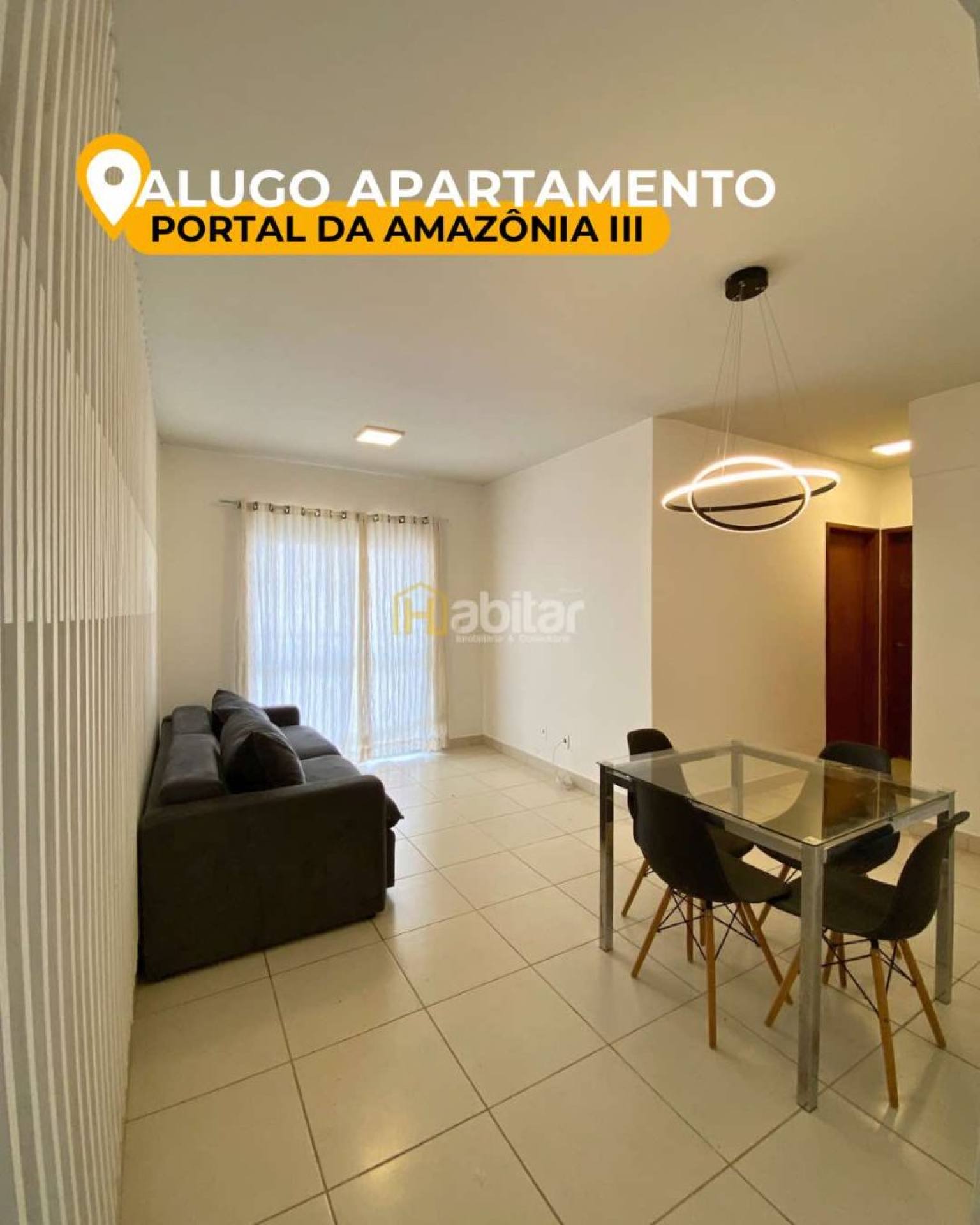 Apartamento Semi-Mobiliado Para Alugar com 2 quartos sendo 1 suítes no Condominio Portal da Amazônia em Rio Branco