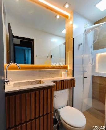 Apartamento Mobiliado e Climatizado Para Alugar com 2 Quartos no Residencial Via Parque