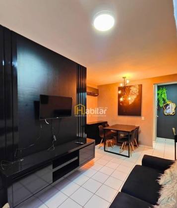 Apartamento Mobiliado e Climatizado Para Alugar com 2 Quartos no Residencial Via Parque