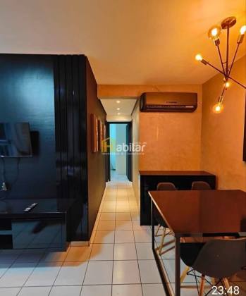 Apartamento Mobiliado e Climatizado Para Alugar com 2 Quartos no Residencial Via Parque