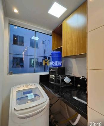 Apartamento Mobiliado e Climatizado Para Alugar com 2 Quartos no Residencial Via Parque