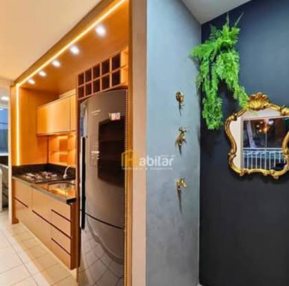 Apartamento Mobiliado e Climatizado Para Alugar com 2 Quartos no Residencial Via Parque