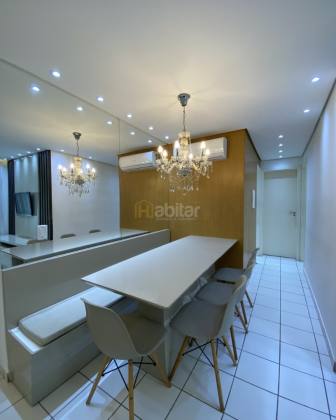 Apartamento Mobiliado e Climatizado Para Alugar com 2 Quartos no Residencial Via Parque