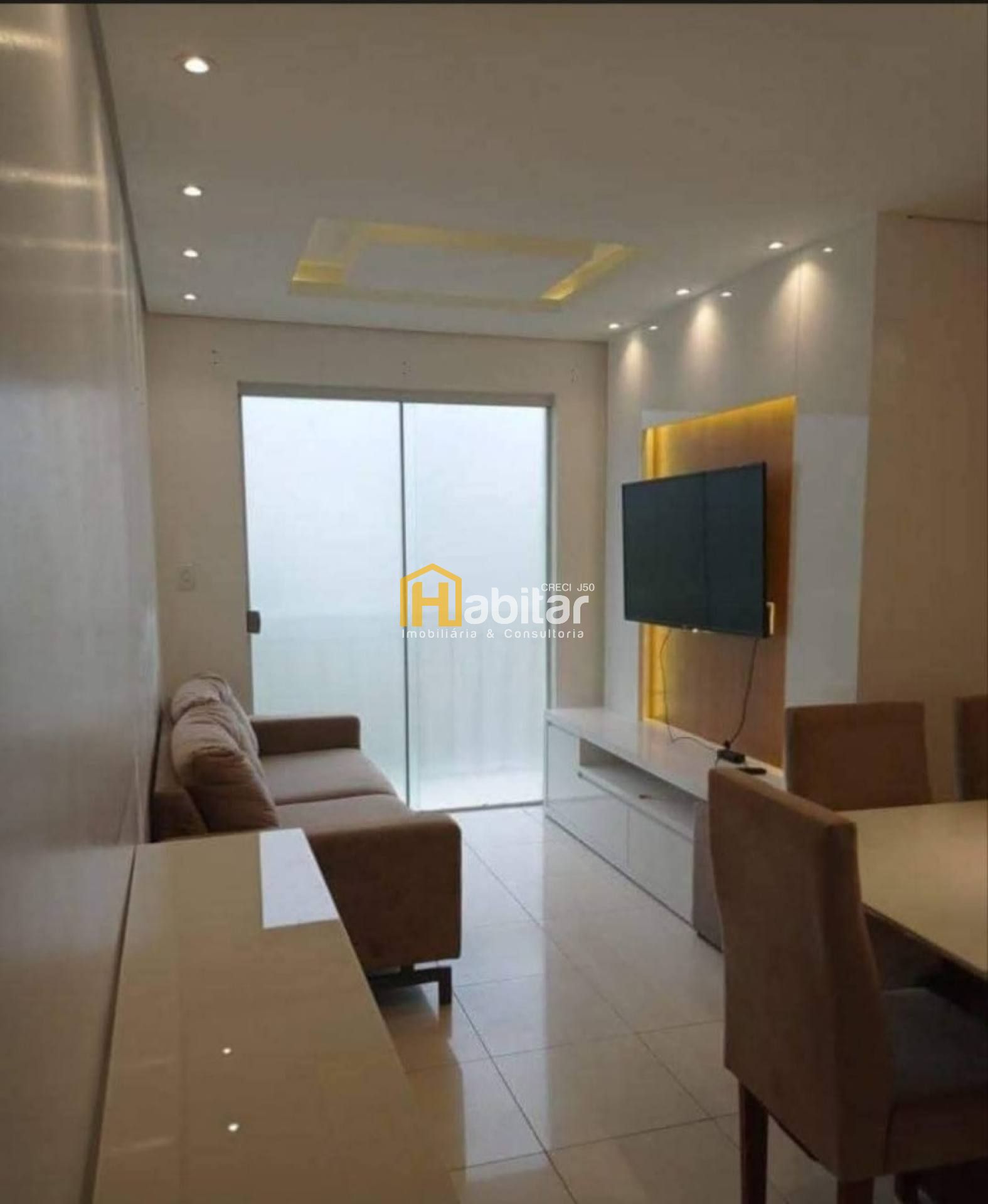 Apartamento Mobiliado Para Alugar com 2 Quartos no Residencial Via Parque