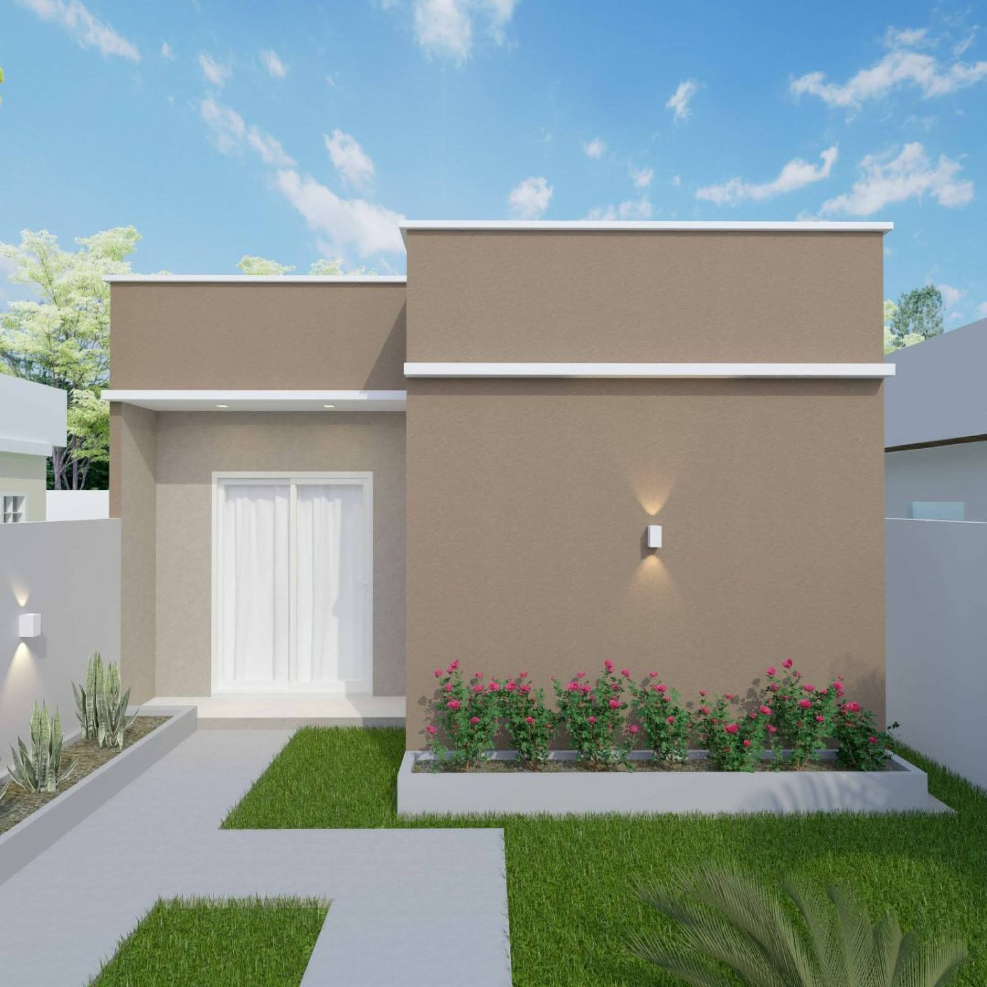 Casa Com Entrada Parcelada Para Vender Na Planta com 3 quartos sendo 1 suítes no bairro Loteamento Bonsucesso em Rio Branco