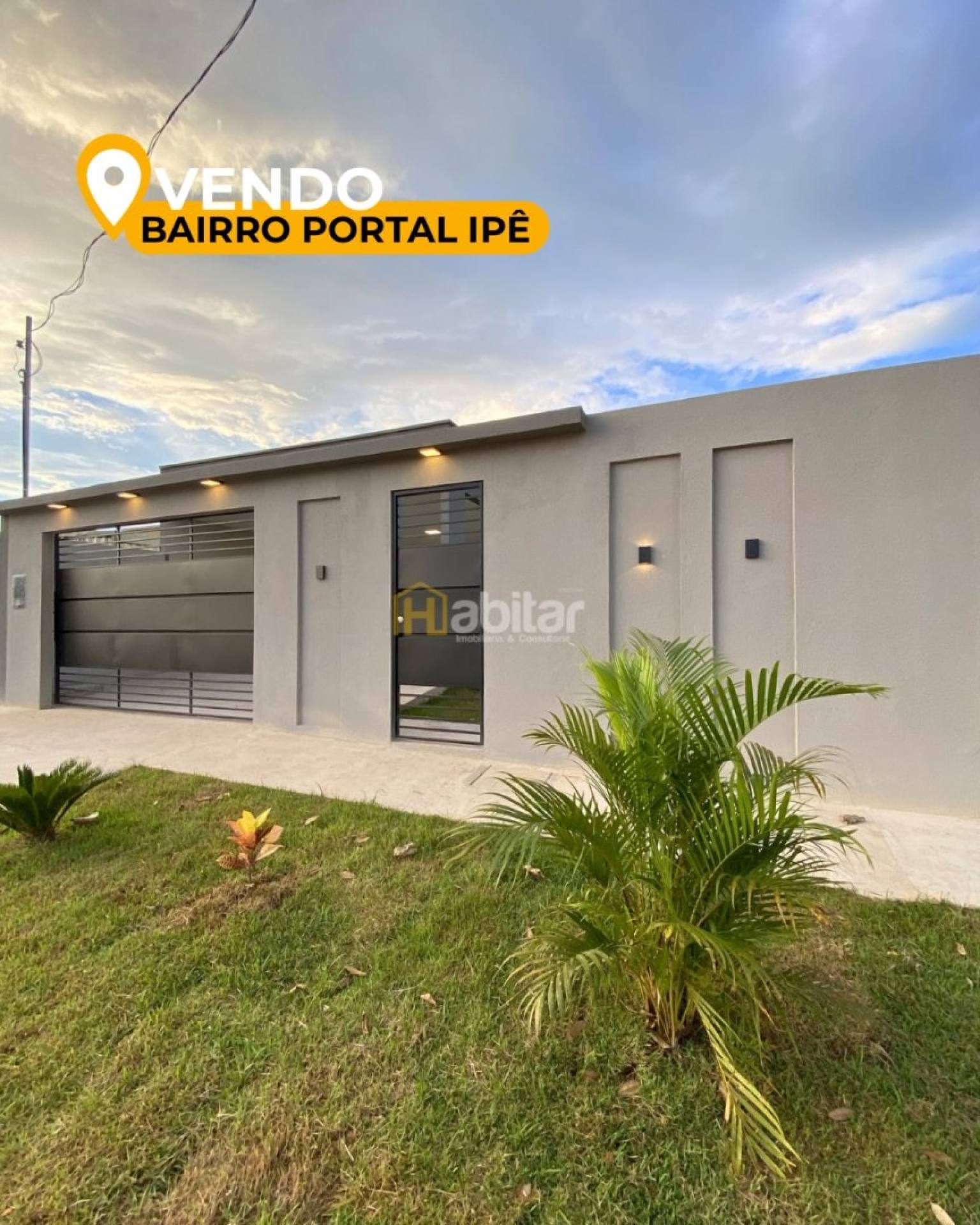 Casa Com Entrada Parcelada Para Vender com 3 quartos sendo 1 suítes no bairro Portal Ipe em Rio Branco