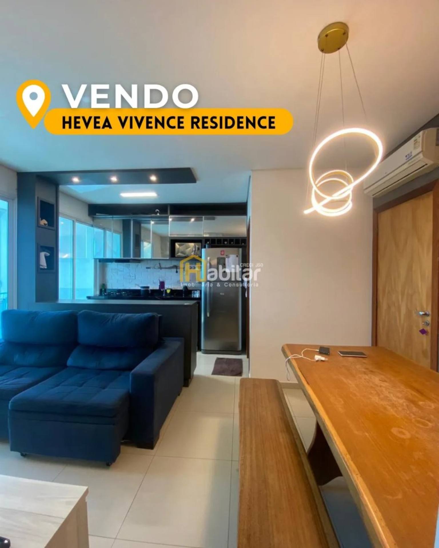 Apartamento Para Vender com 2 quartos sendo 1 suítes no Hevia Vivence Residence Rio Branco