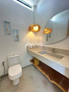 Casa de Luxo, 03 suítes e piscina privativa, em condomínio beira-mar em Tatuamunha - BA01