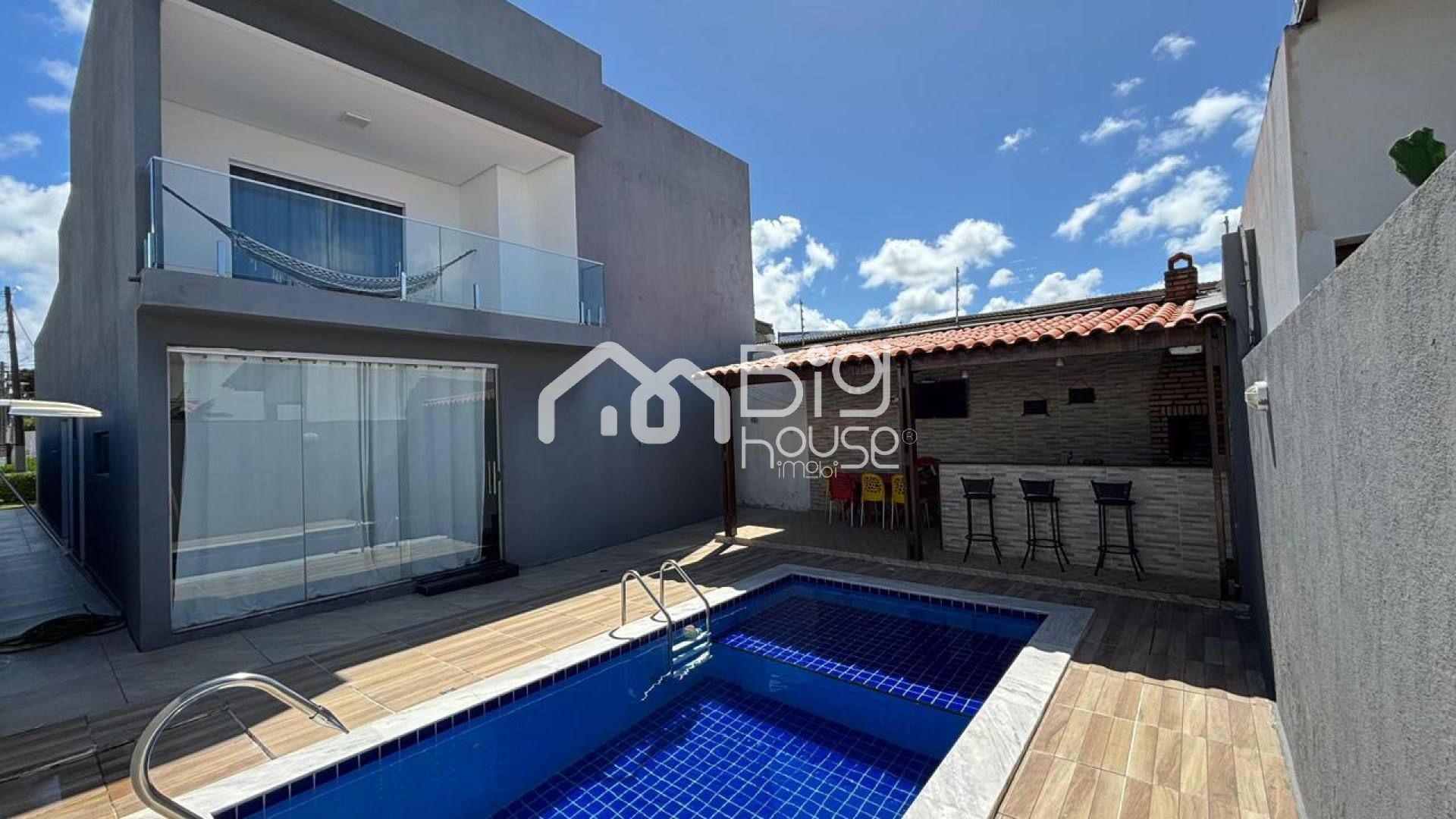 Casa no condomínio Acquaville, localizado a apenas 300 metros da beira-mar da praia em Paripueira. - BA06