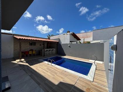 Casa no condomínio Acquaville, localizado a apenas 300 metros da beira-mar da praia em Paripueira. - BA06