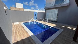 Casa no condomínio Acquaville, localizado a apenas 300 metros da beira-mar da praia em Paripueira. - BA06