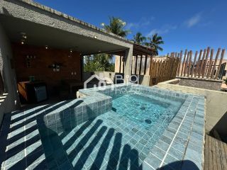Apartamento Dúplex mobiliado, na praia do Marceneiro, Passo de Camaragibe, Rota Ecológica dos Milagres, pertinho da Vilinha Marceneiro - BA12