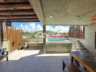 Apartamento Dúplex mobiliado, na praia do Marceneiro, Passo de Camaragibe, Rota Ecológica dos Milagres, pertinho da Vilinha Marceneiro - BA12