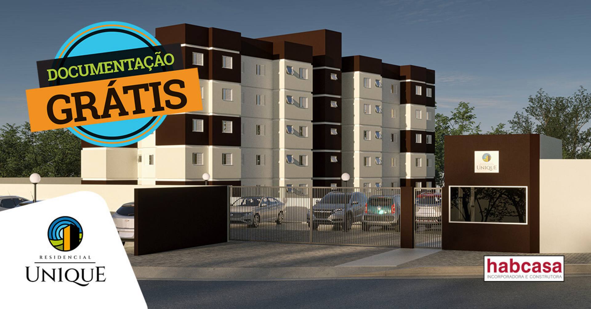 RESIDENCIAL UNIQUE, Apartamento 2 dormitórios em Cotia, escritura grátis e sem parcela de chaves