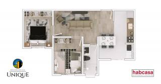 Apartamento 2 dormitórios em Cotia, escritura grátis e sem parcela de chaves