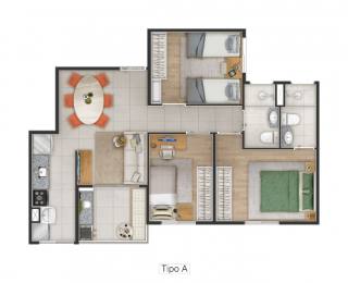 Raizes Apartamento em Cotia de 3 dorms com sacada