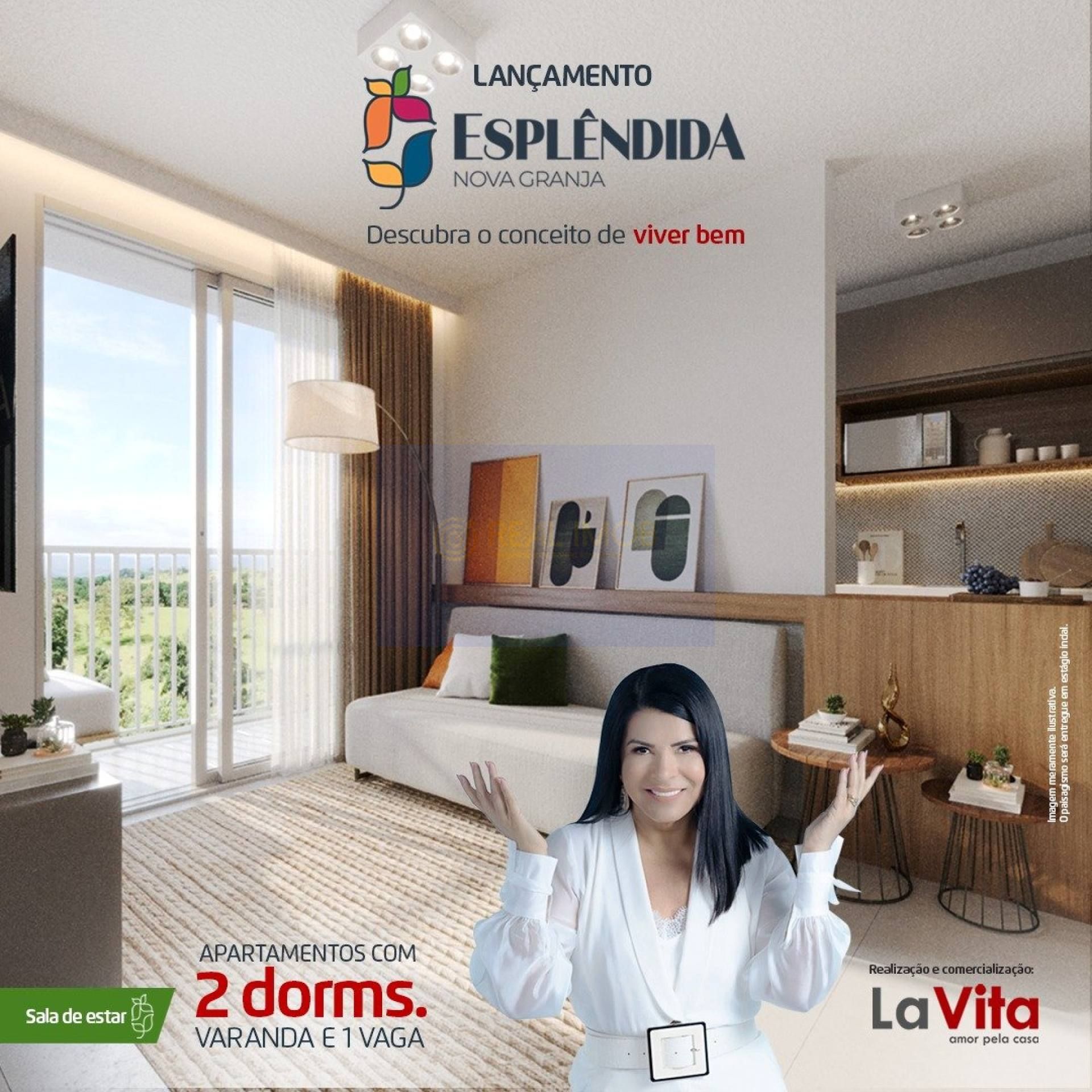 RESIDENCIAL ESPLENDIDA , APARTEMENTO DE 47MM² EM COTIA- BAIRRO TIJUCO PRETO